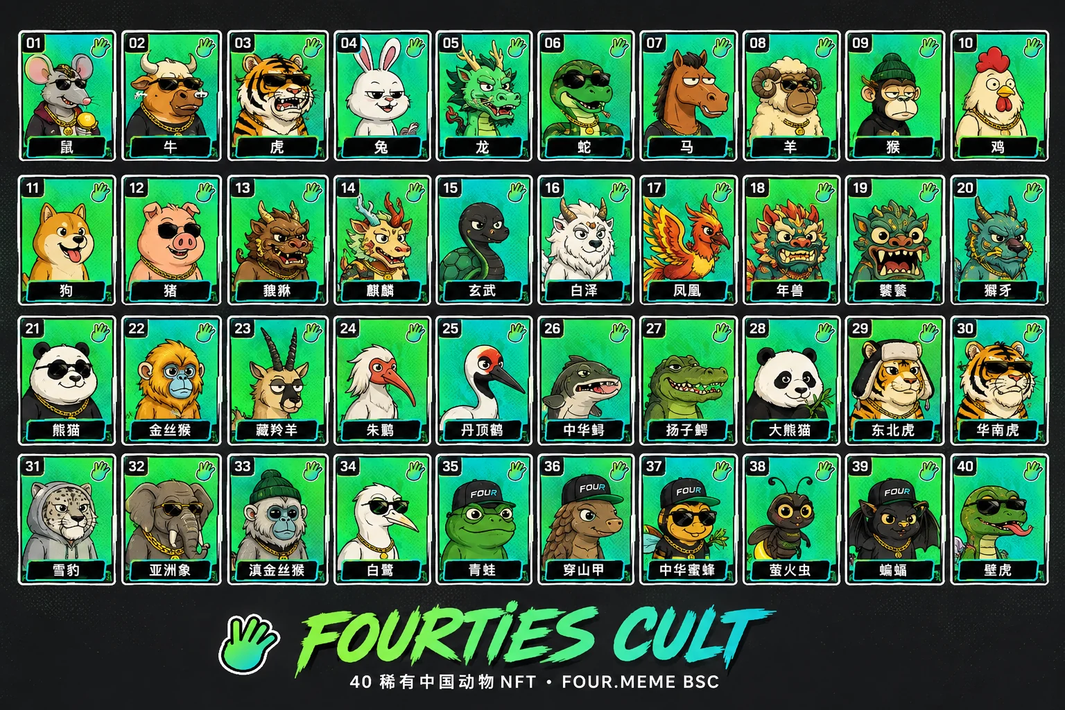 FOURTIES 40个角色全收藏图
